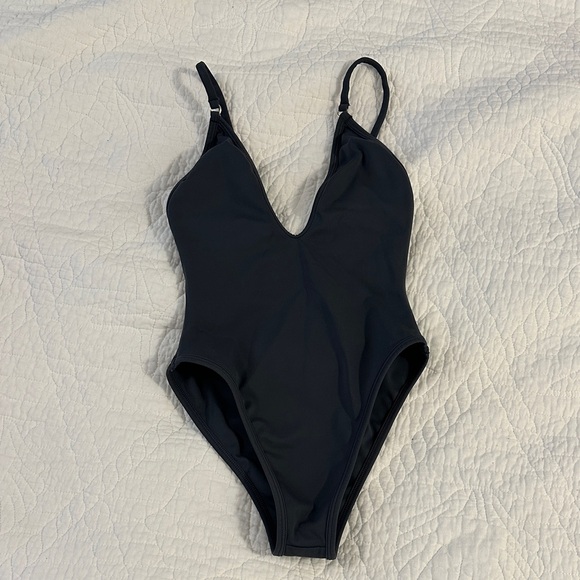 Gooseberry So Chic Seaside One-Piece Swimsuit in Storm - Picture 3 of 6